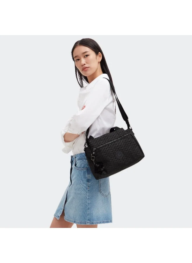Kipling Elysia Medium Shoulder Bag Signature Emb